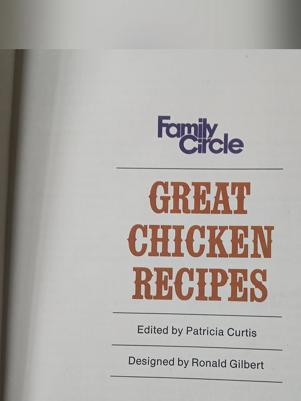 Vintage 1968 Family Circle Cookbook Chicken Recipes: 207 Kitchen-Tested Favorite